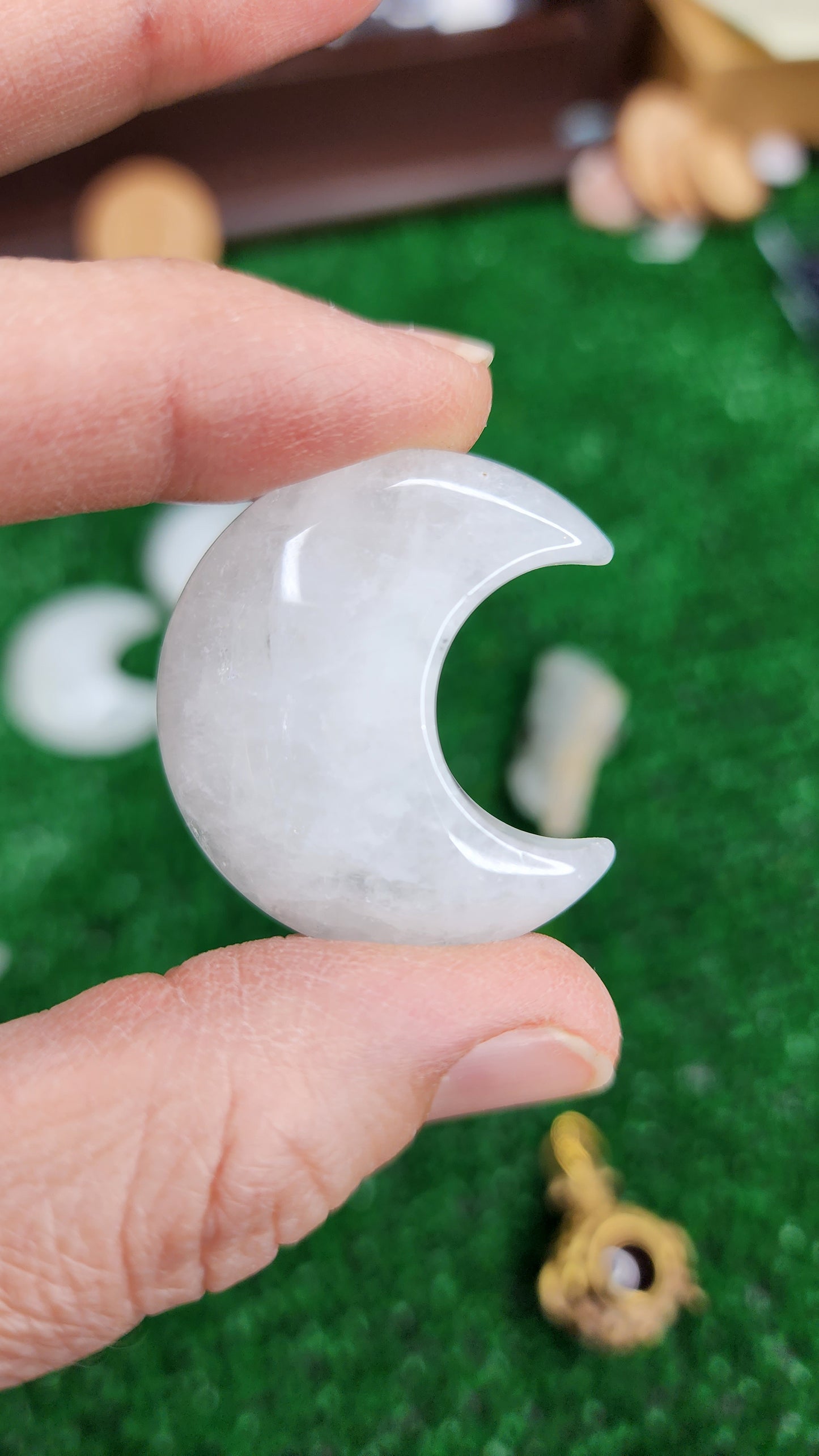 Quartz Crescent Moons 🌙