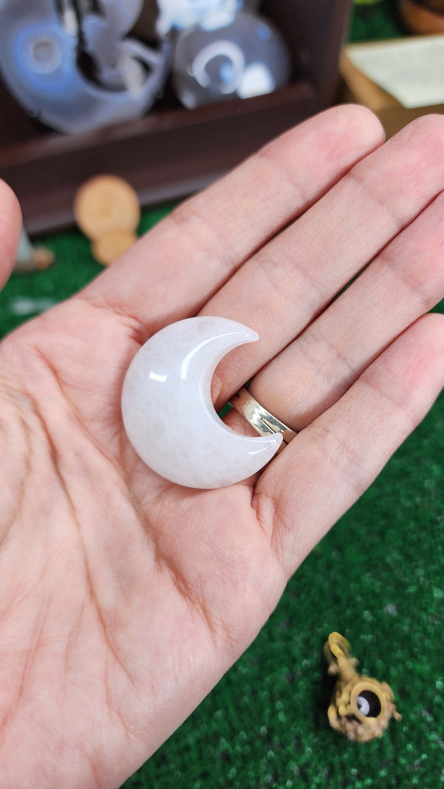 Quartz Crescent Moons 🌙