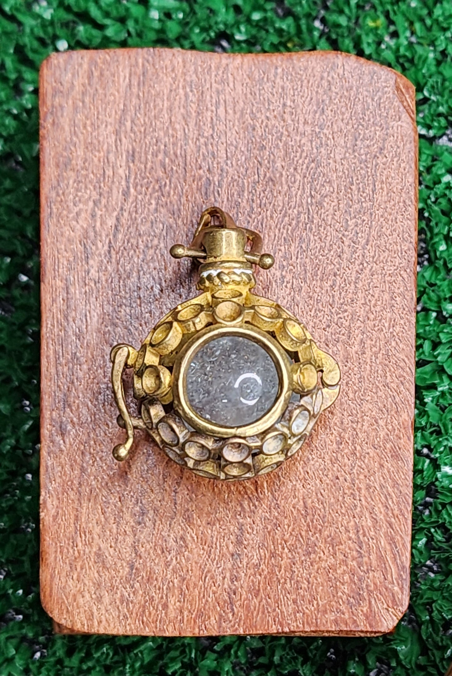 Copper Cages with Crystals