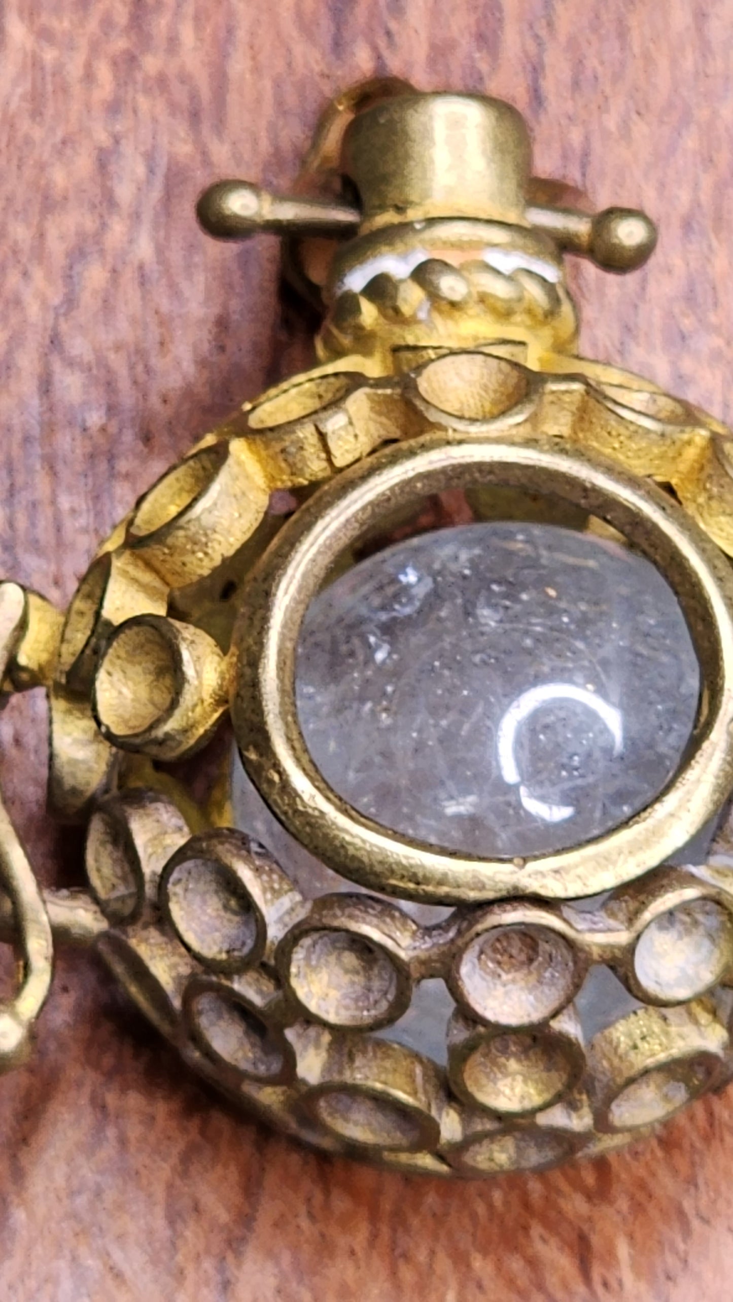 Copper Cages with Crystals