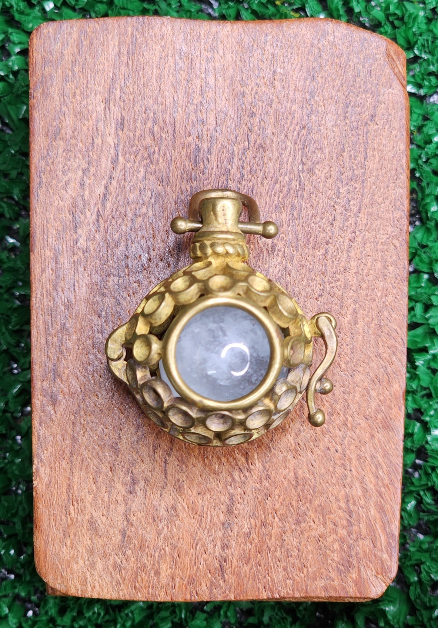 Copper Cages with Crystals