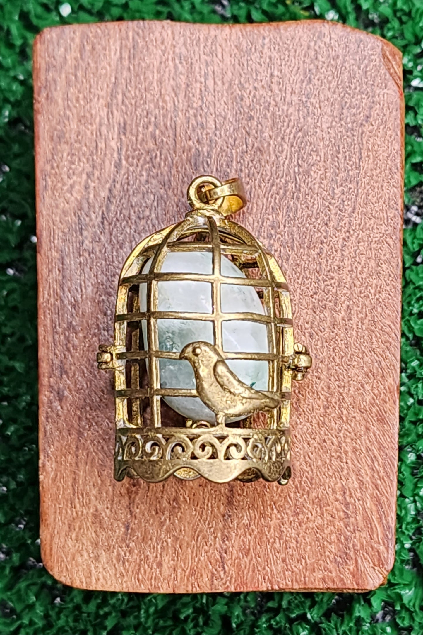 Copper Cages with Crystals