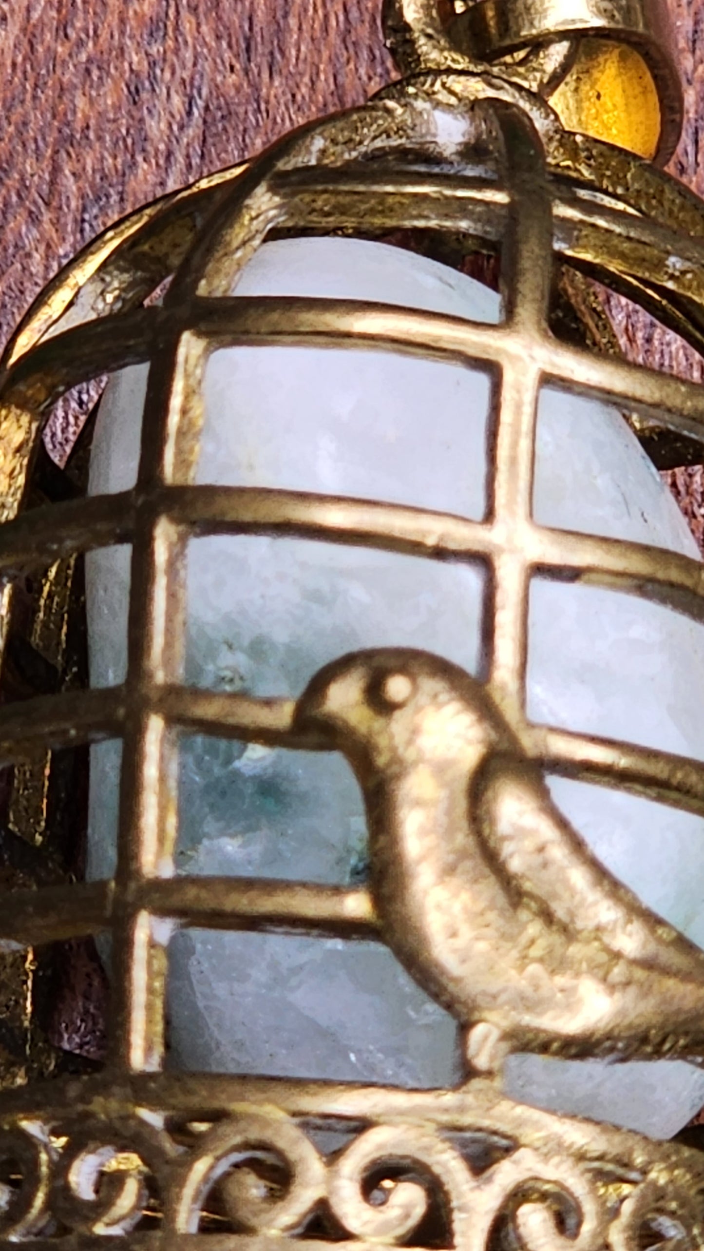 Copper Cages with Crystals