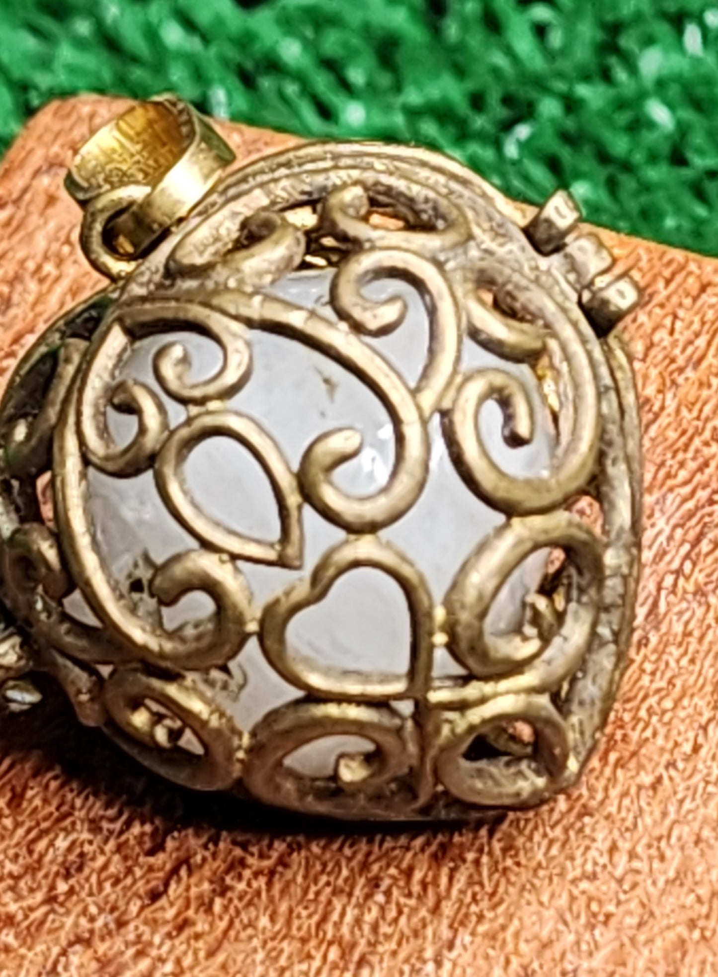 Copper Cages with Crystals