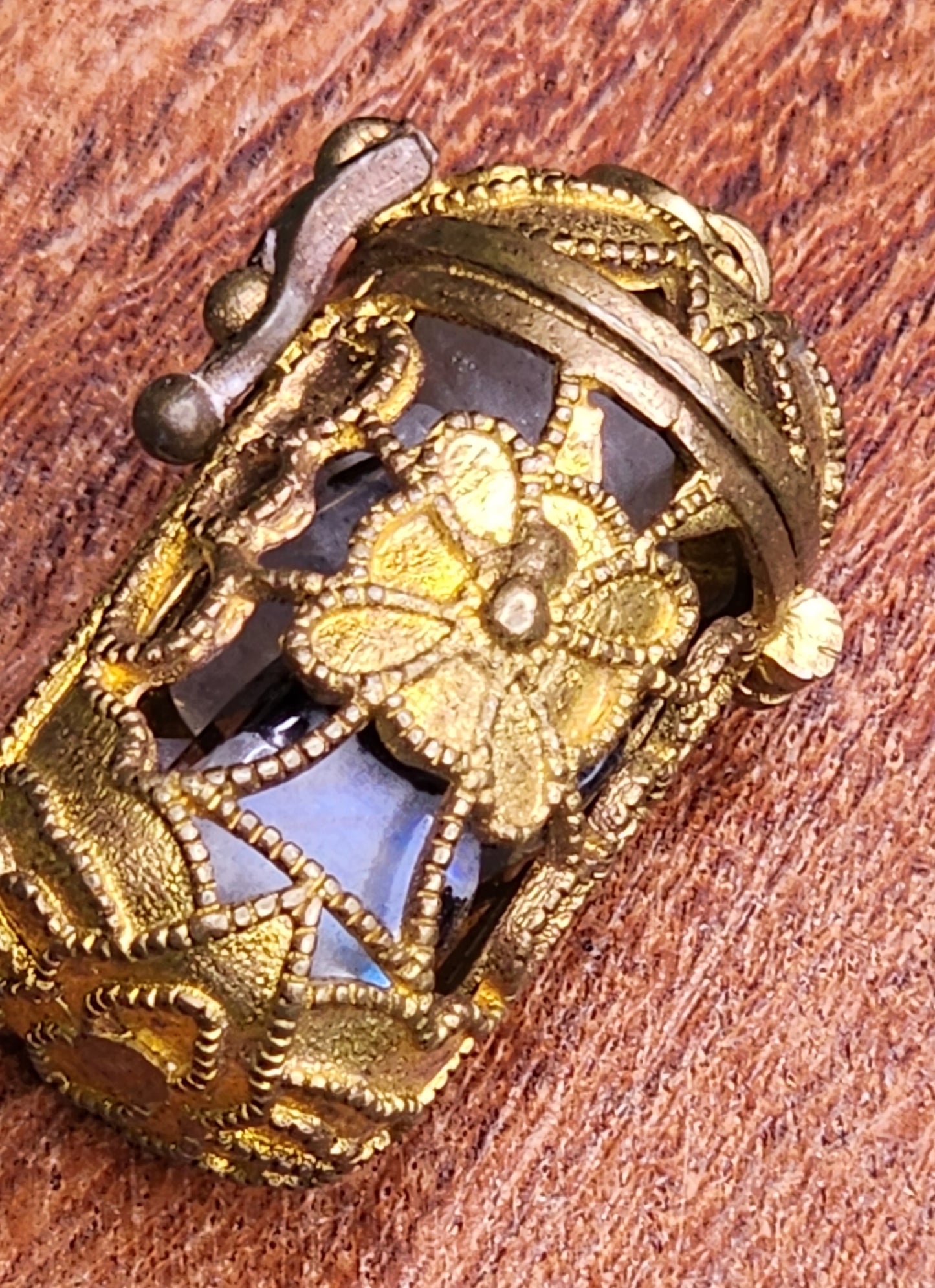 Copper Cages with Crystals