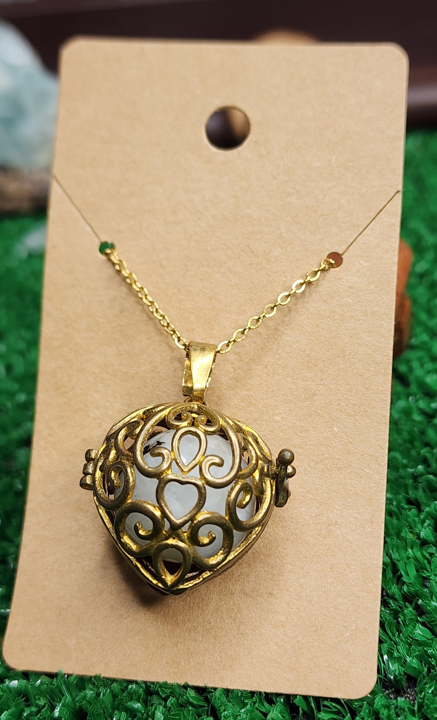 Copper Cages with Crystals