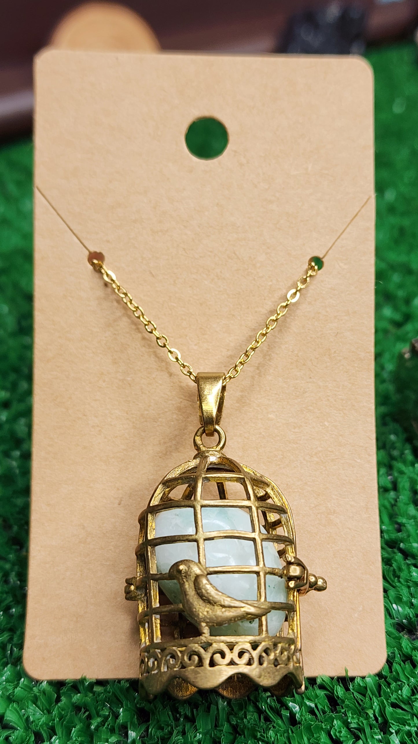 Copper Cages with Crystals