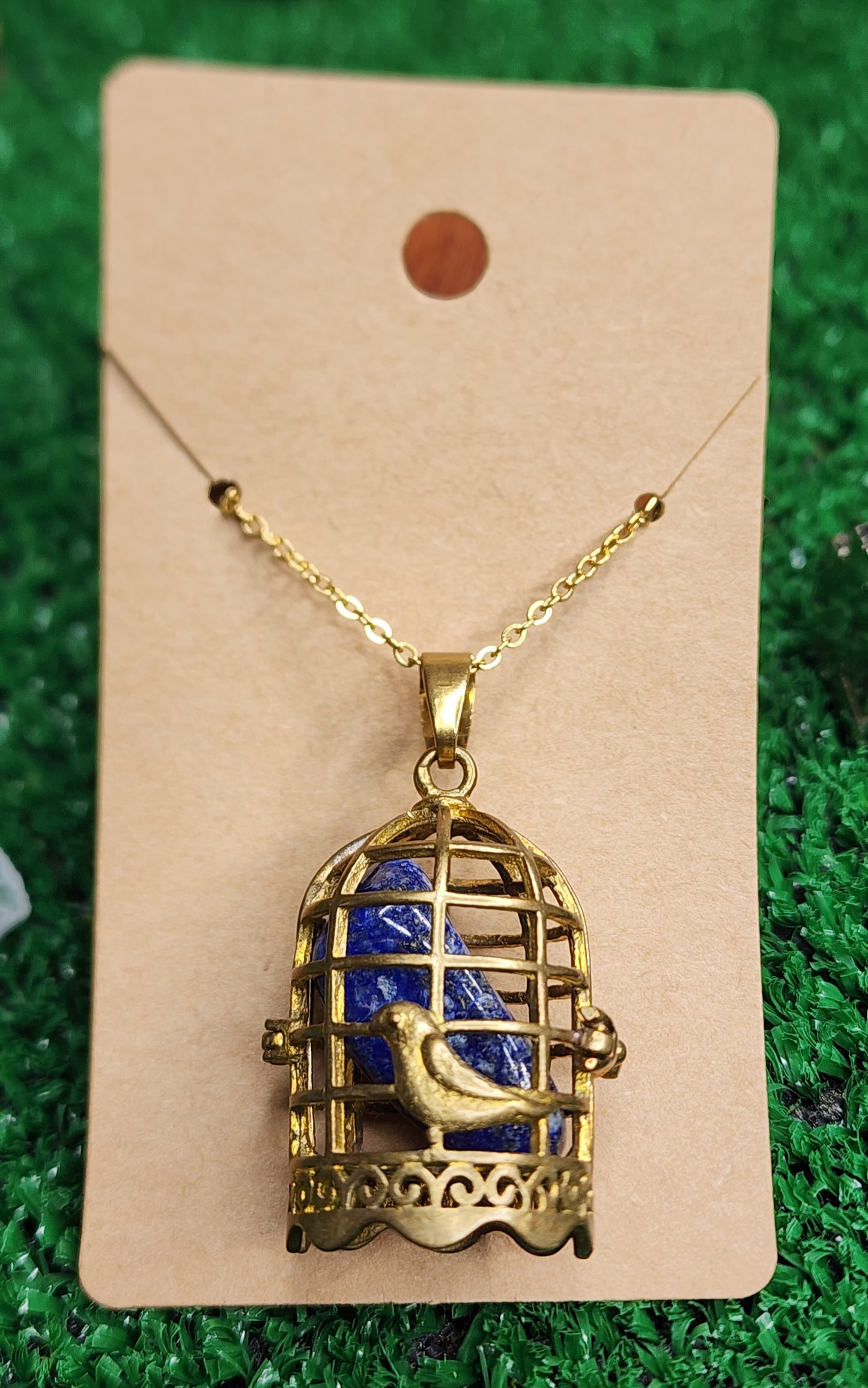 Copper Cages with Crystals