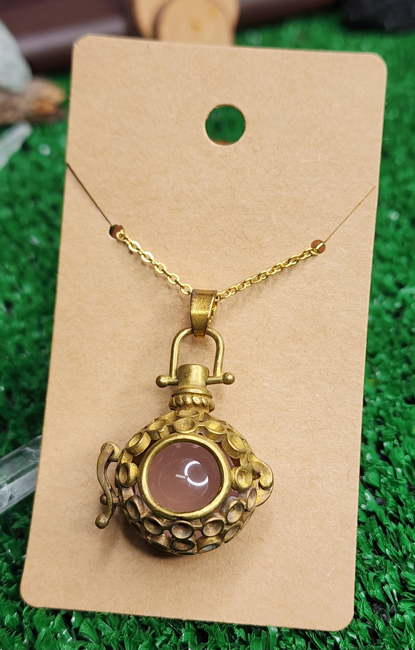 Copper Cages with Crystals