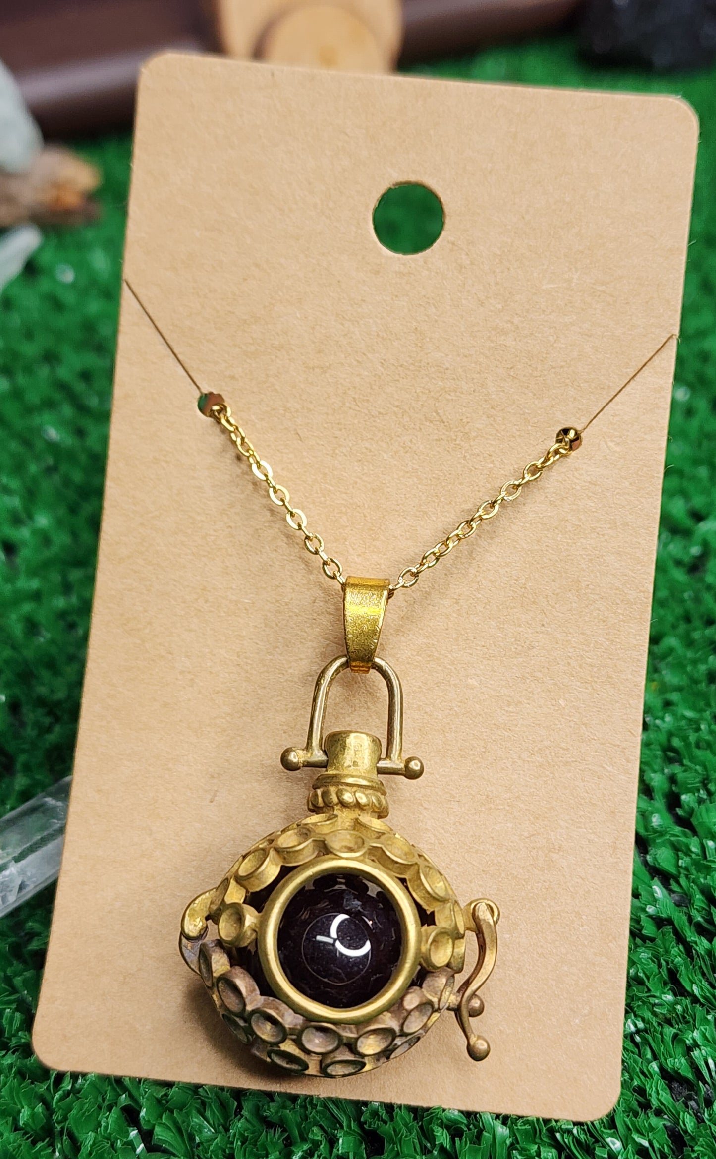 Copper Cages with Crystals