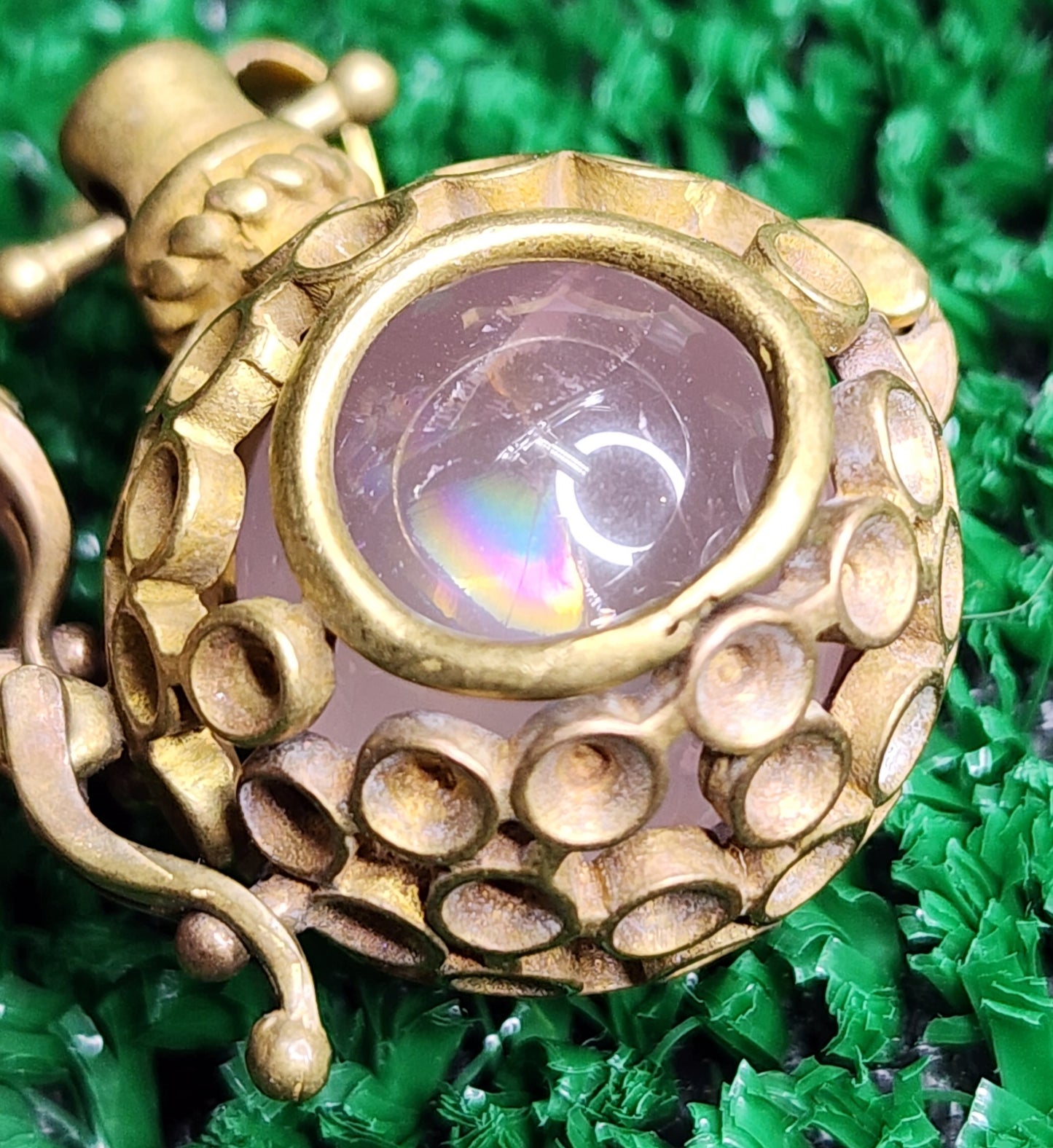 Copper Cages with Crystals