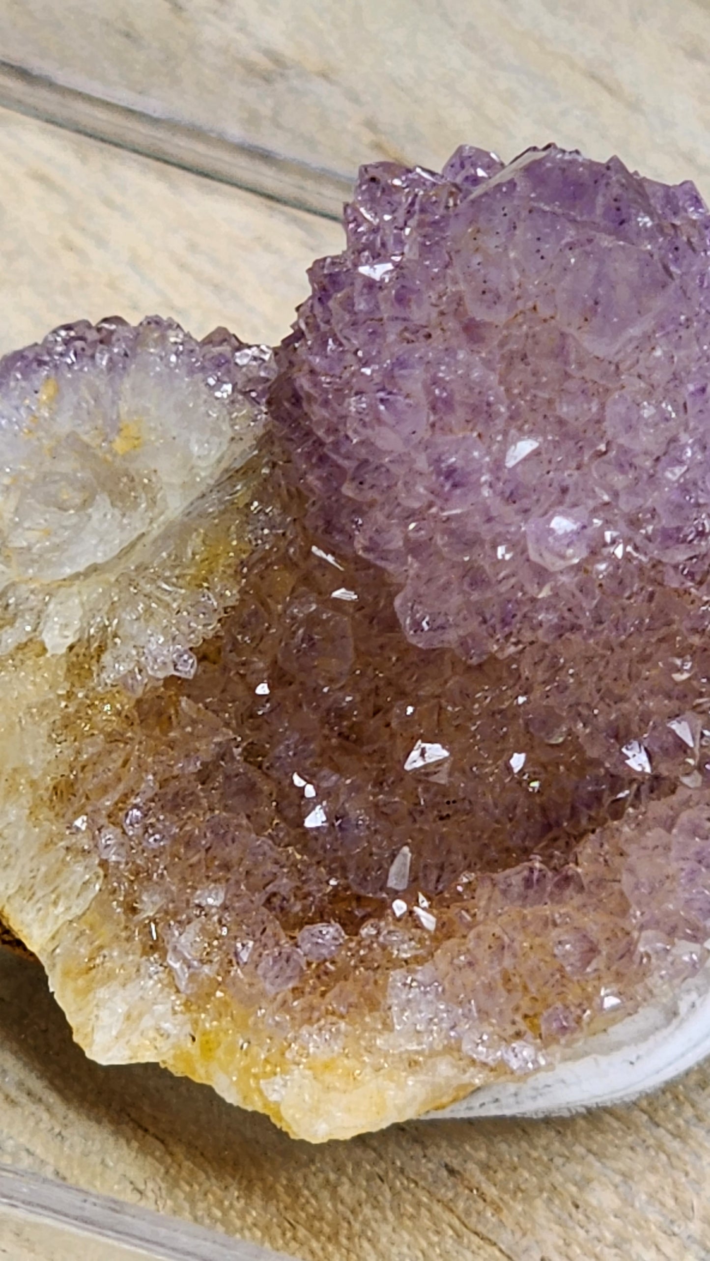 Cactus Quartz / Spirit Quartz Clusters
