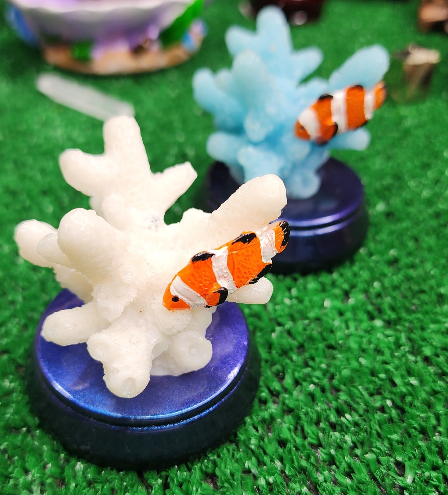 Clownfish with Coral - Sphere Holders