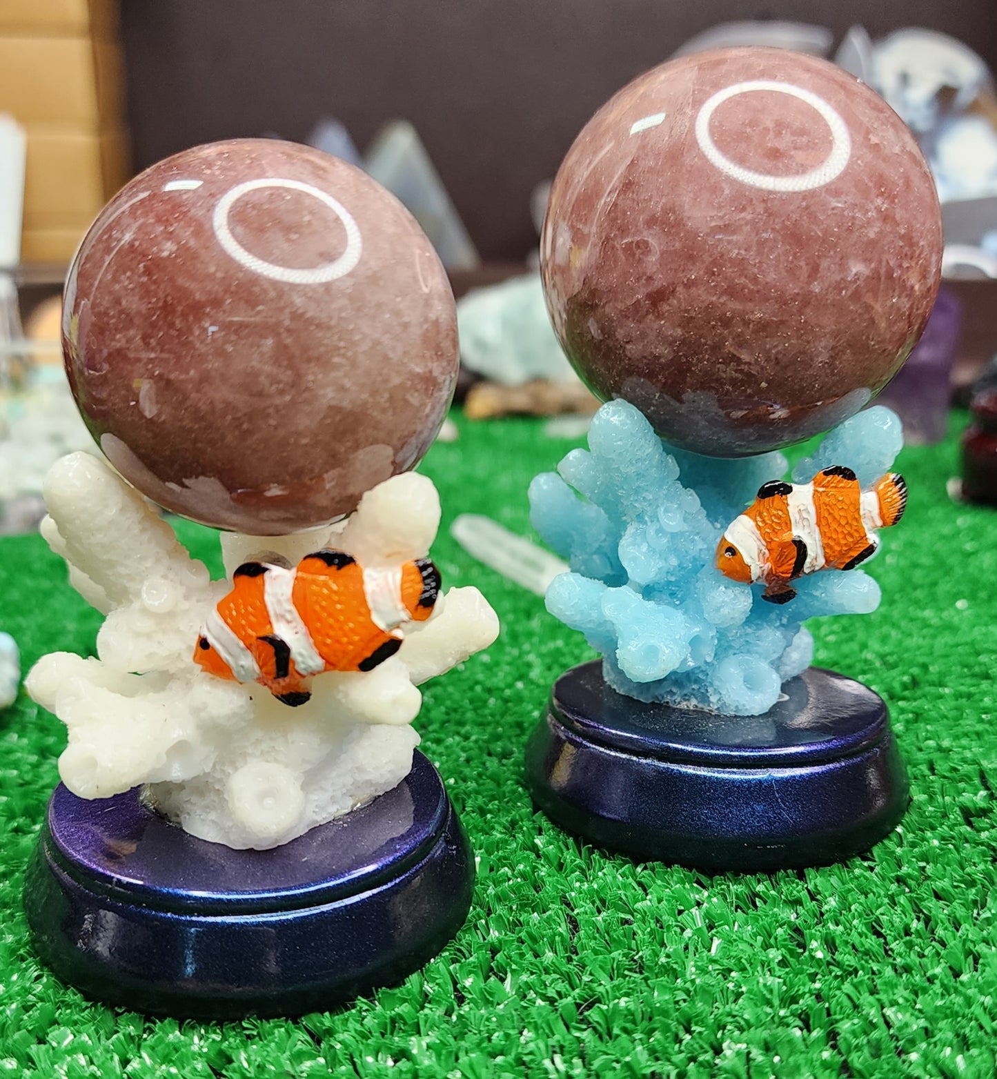 Clownfish with Coral - Sphere Holders