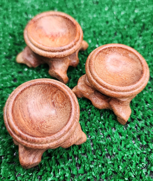 Carved Wood - Sphere Stands