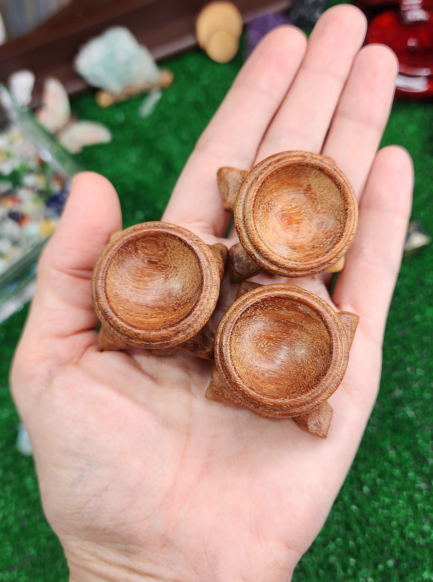Carved Wood - Sphere Stands