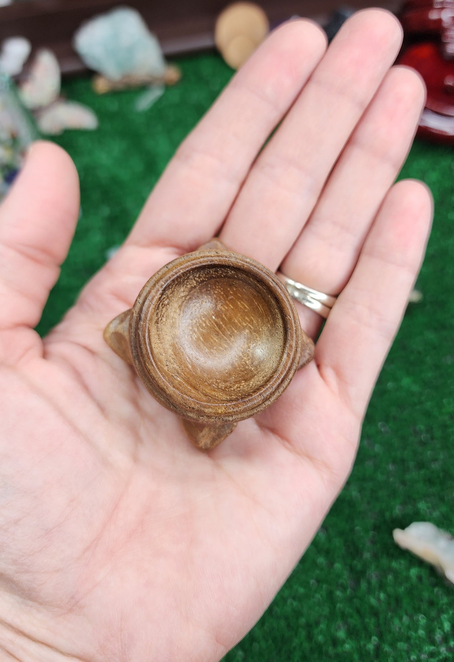 Carved Wood - Sphere Stands