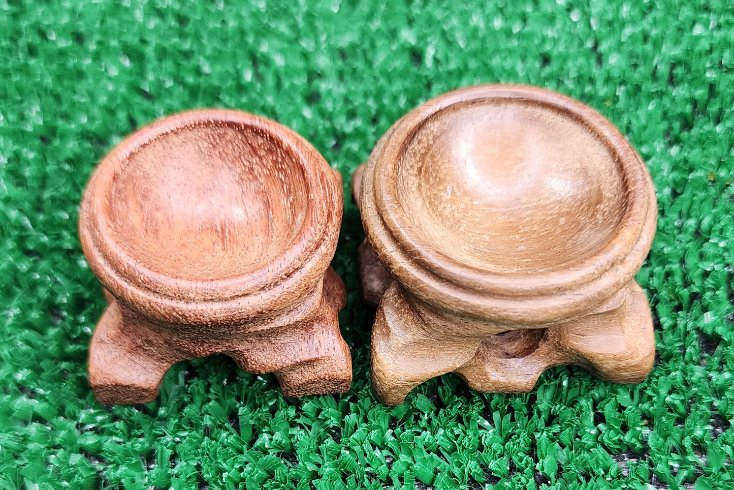 Carved Wood - Sphere Stands