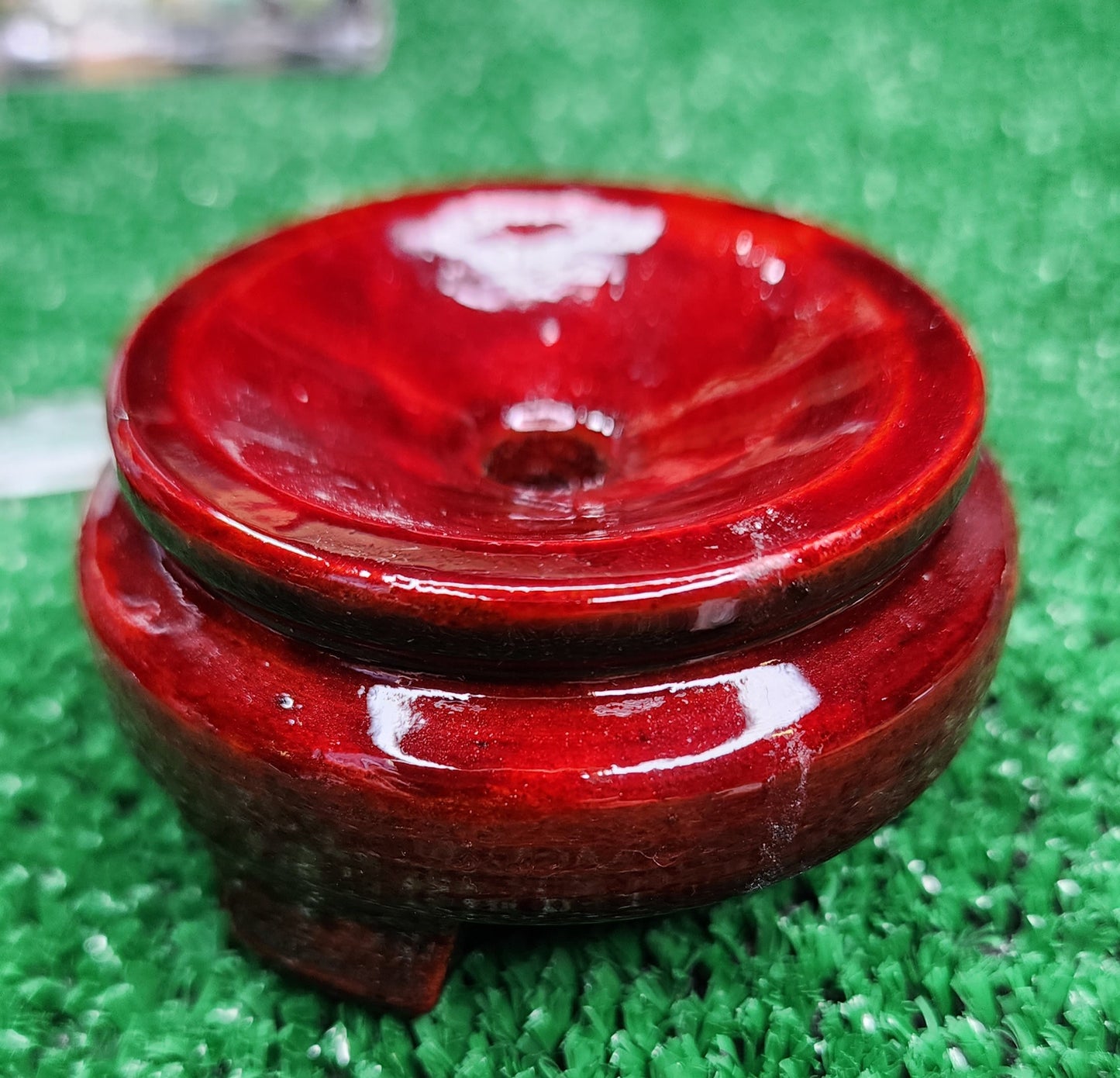Glossy Cherry Wood - Sphere Stands