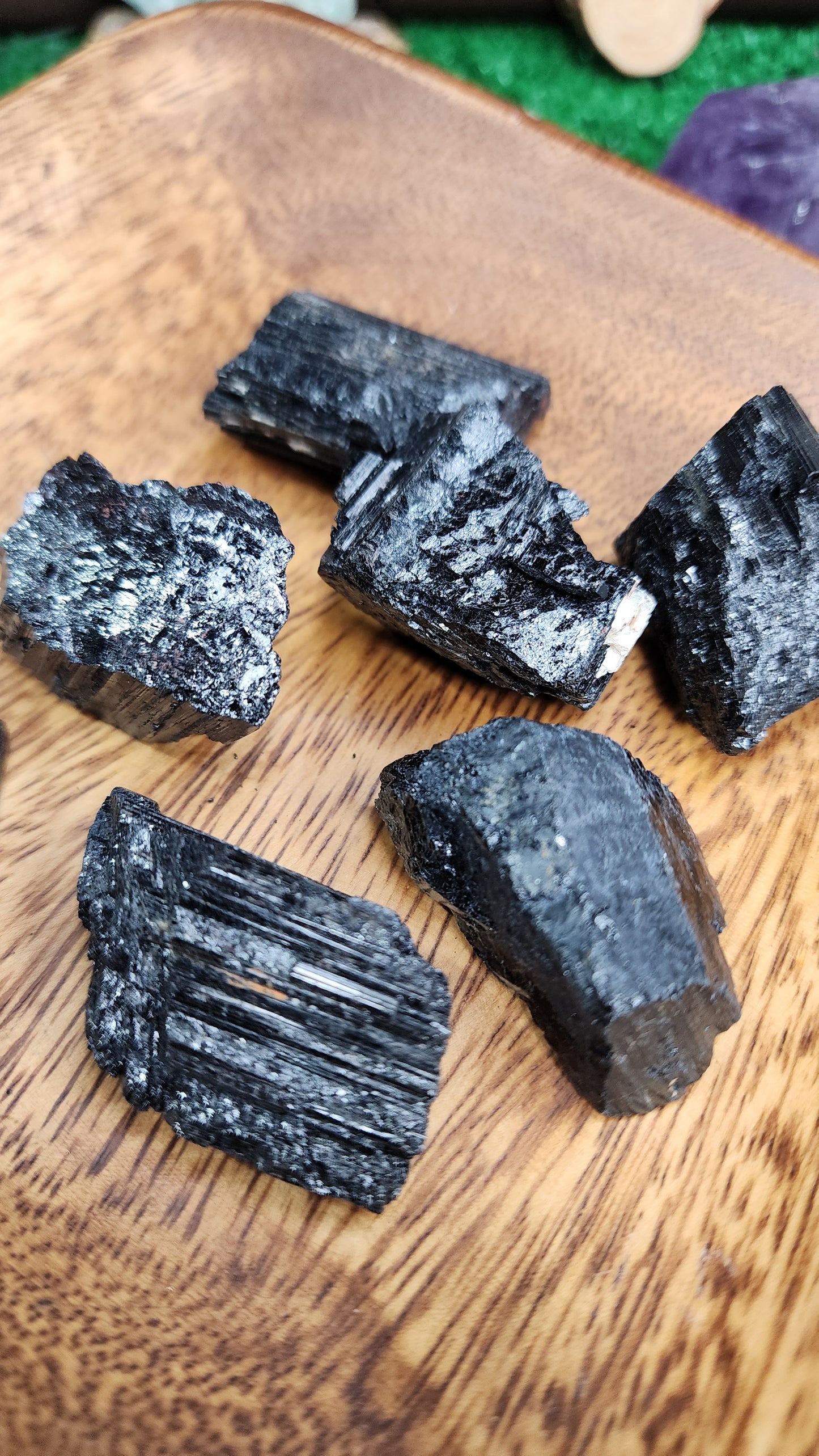 Black Tourmaline Chunks 🖤