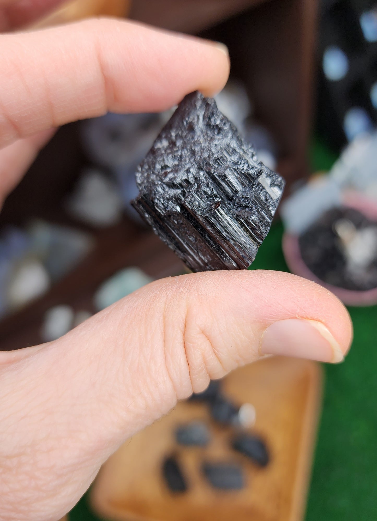 Black Tourmaline Chunks 🖤
