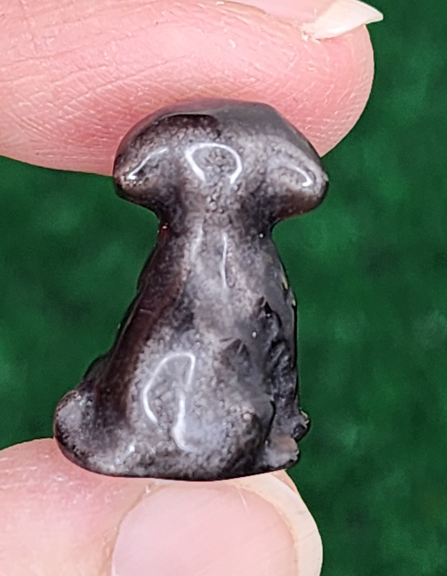 Mini Opalite and Silver Sheen Obsidian Labrador/Retriever Dogs 🦮