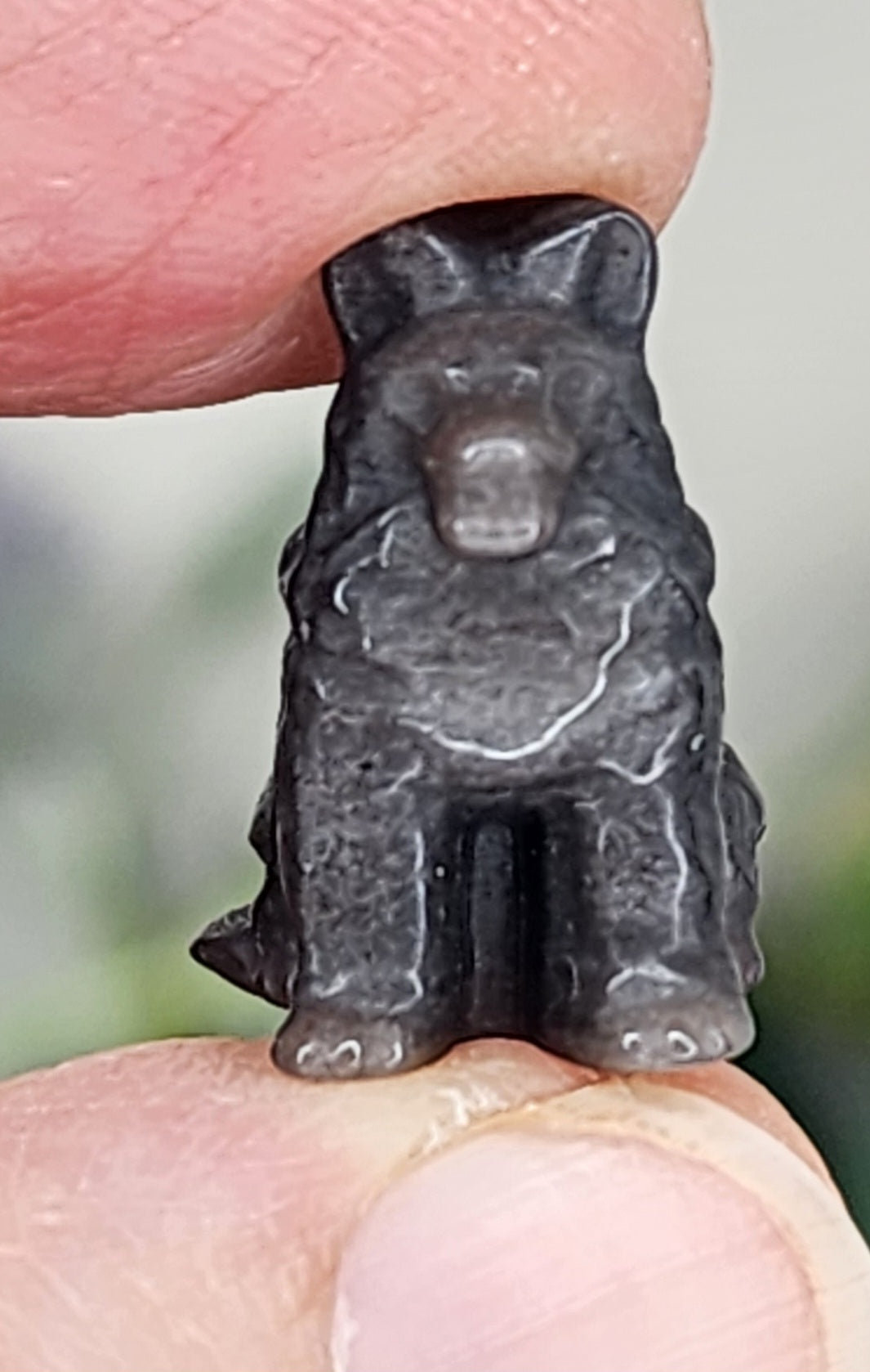 Mini Opalite and Silver Sheen Obsidian Shepherd Dogs 🐕‍🦺