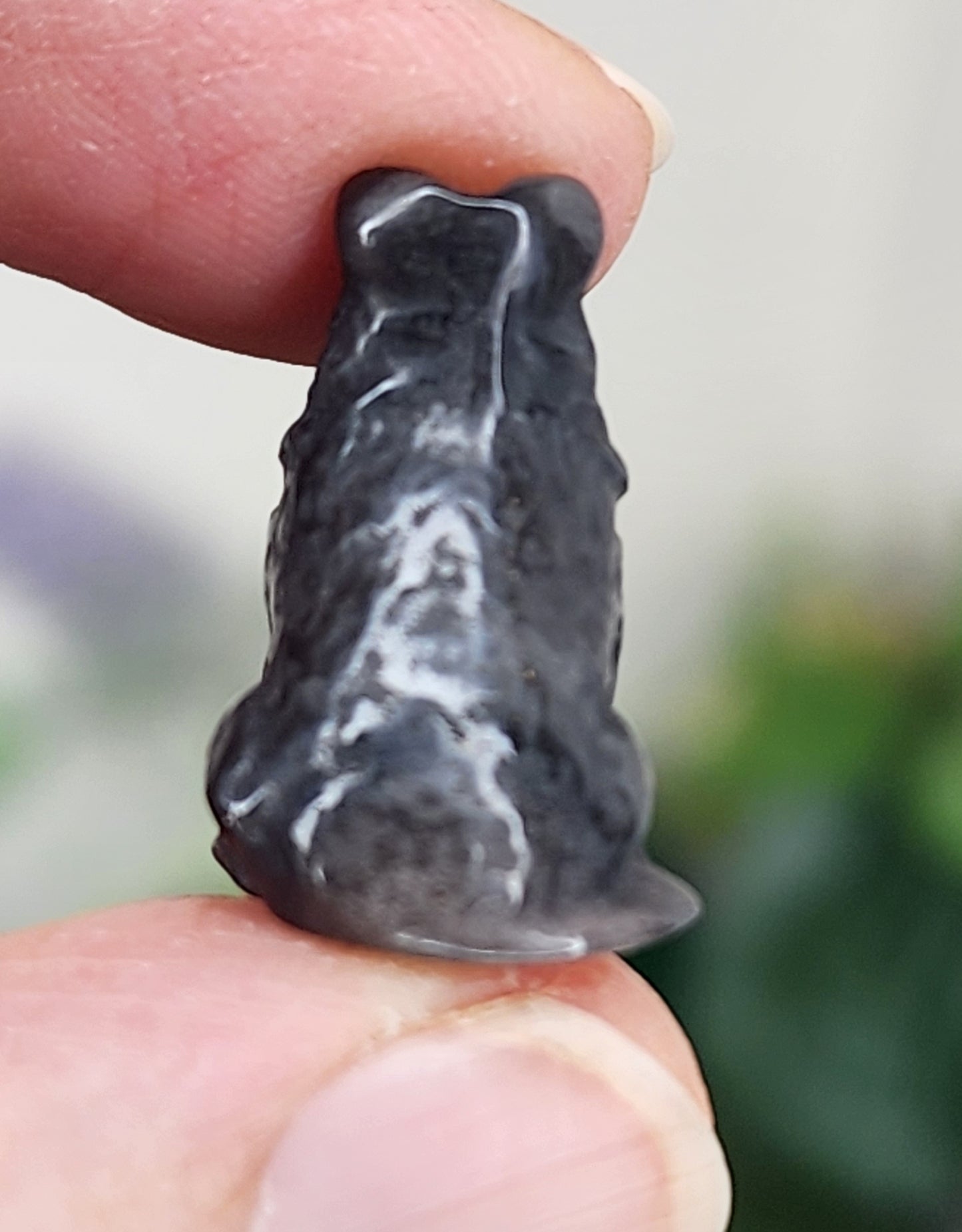 Mini Opalite and Silver Sheen Obsidian Shepherd Dogs 🐕‍🦺