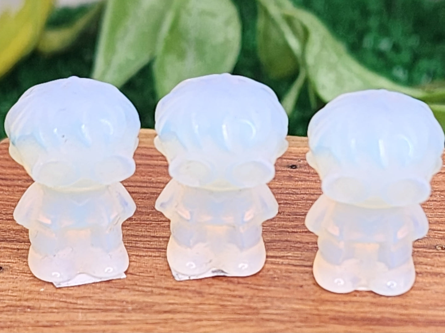 Mini Opalite Harry Potter and Hermione Granger Carvings