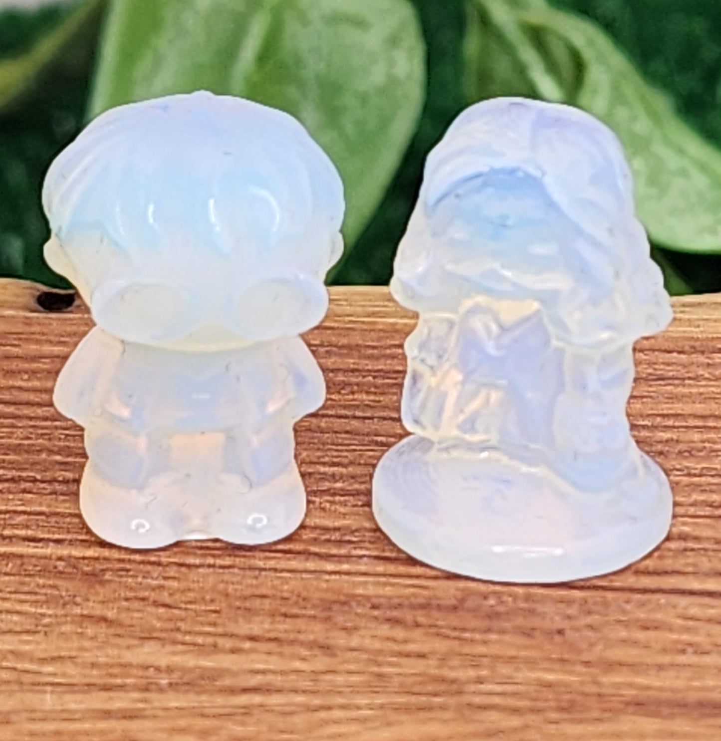 Mini Opalite Harry Potter and Hermione Granger Carvings