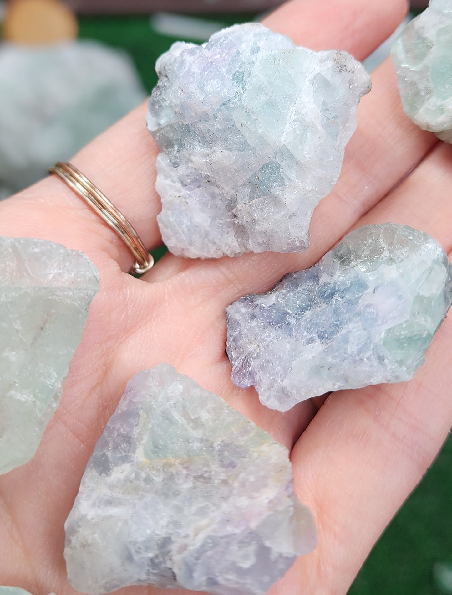 Raw Fluorite Chunks (Small) 🌈