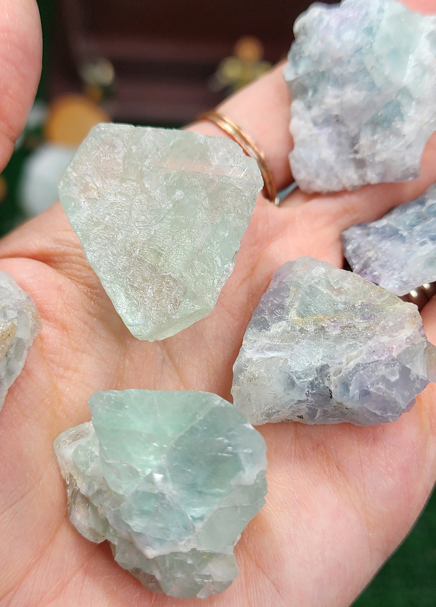 Raw Fluorite Chunks (Small) 🌈
