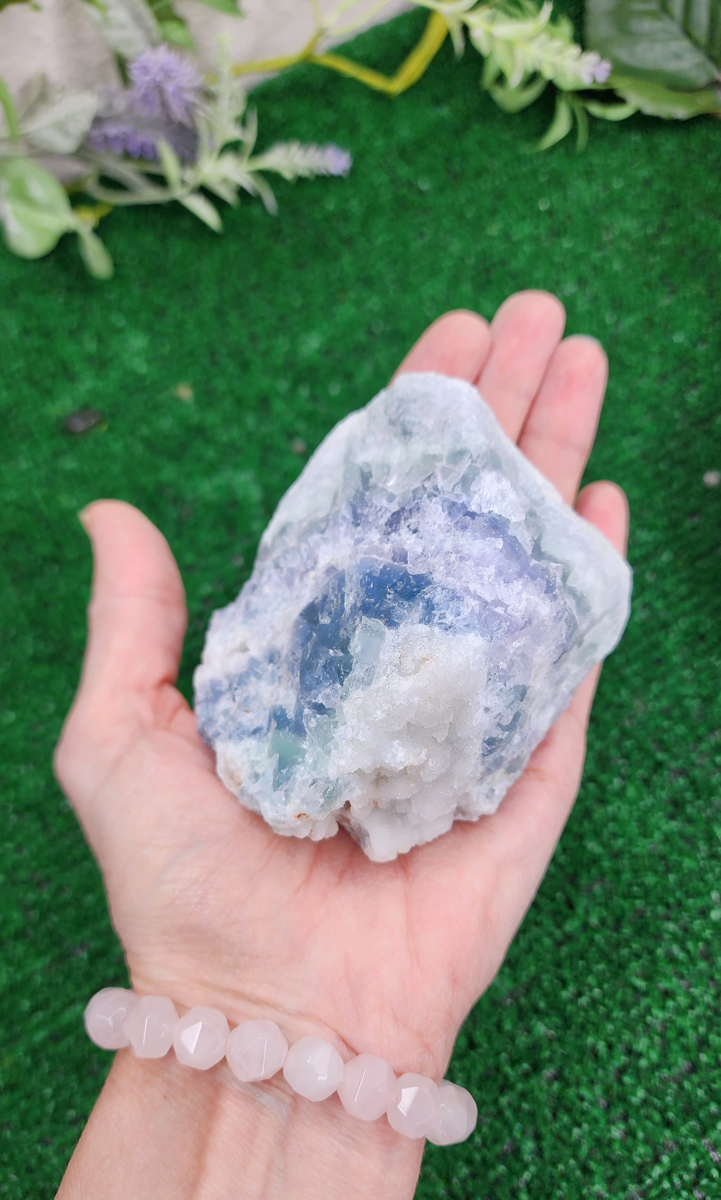 Raw Multicolored Fluorite Chunk (XL) 🌈
