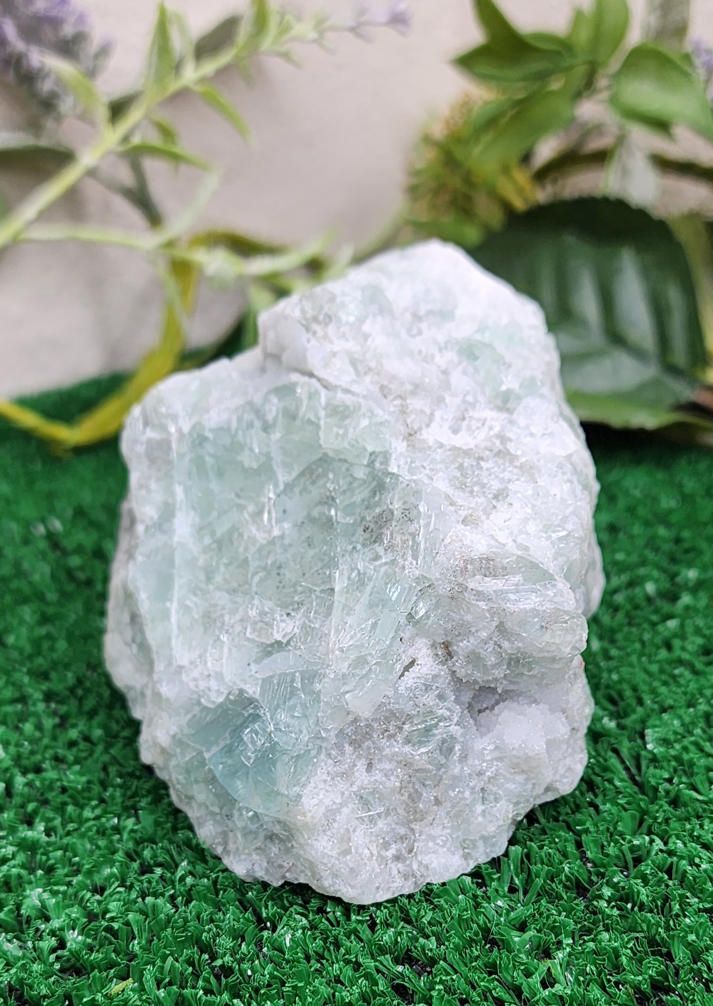 Raw Green Fluorite Chunk (XL) 🌈