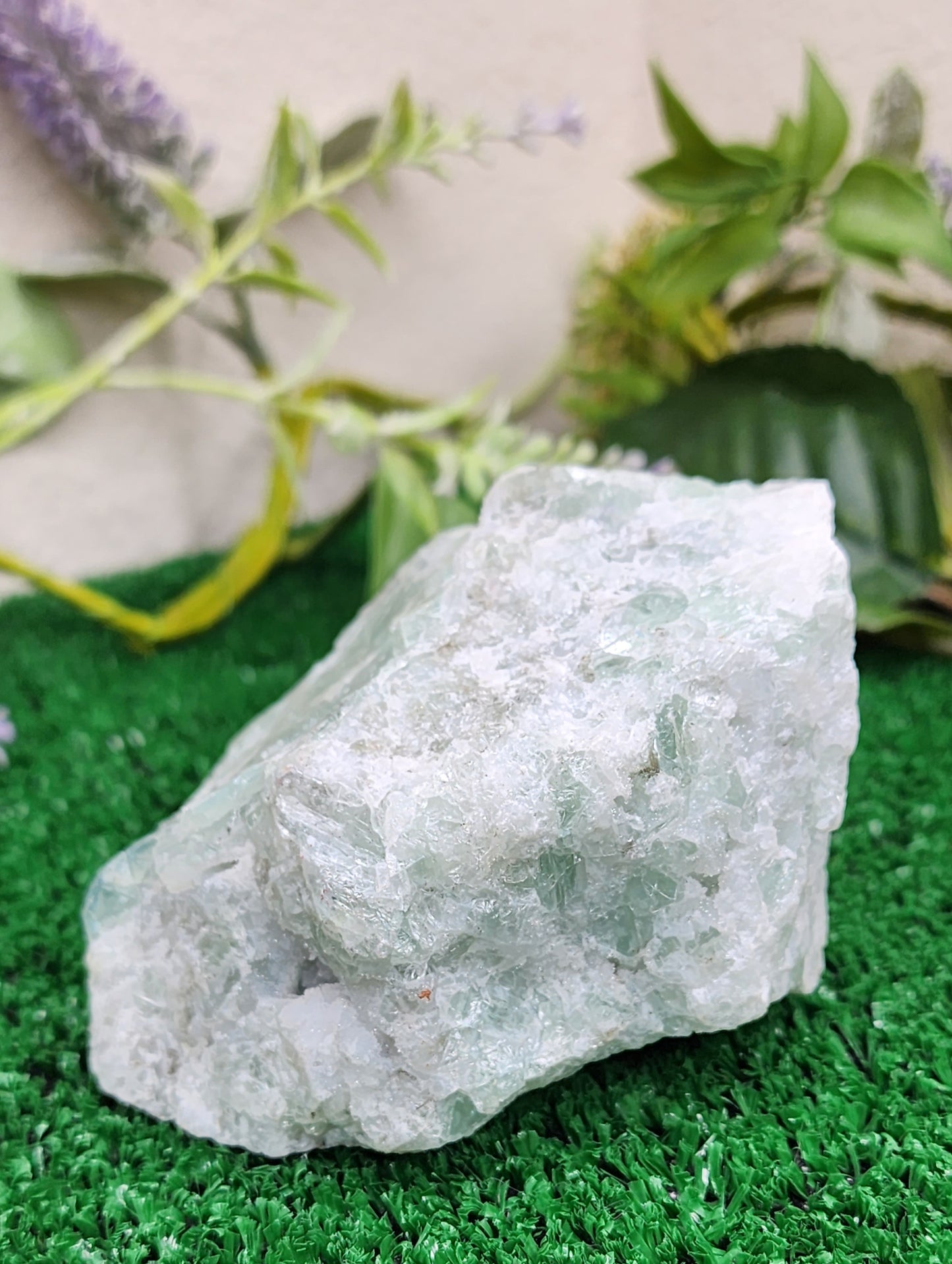 Raw Green Fluorite Chunk (XL) 🌈