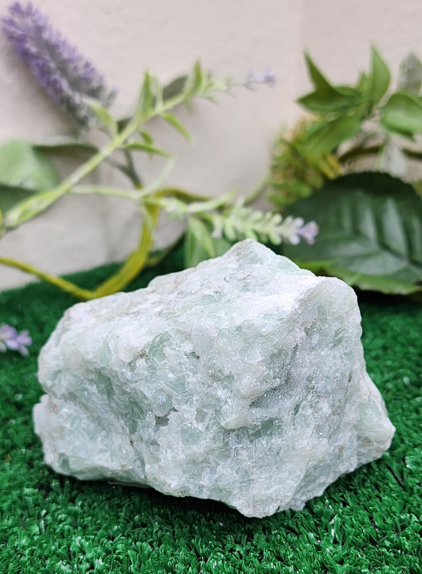 Raw Green Fluorite Chunk (XL) 🌈