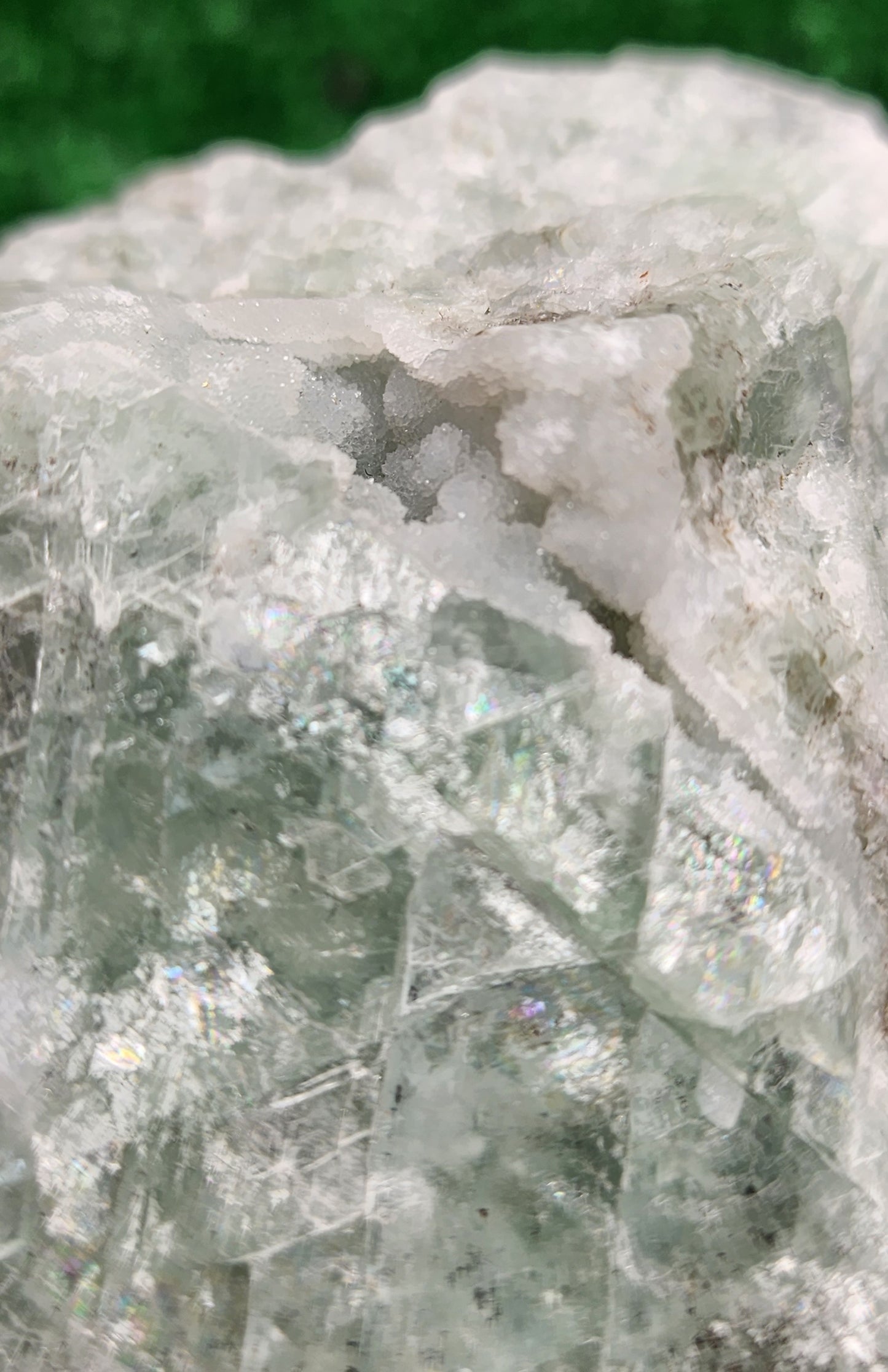 Raw Green Fluorite Chunk (XL) 🌈