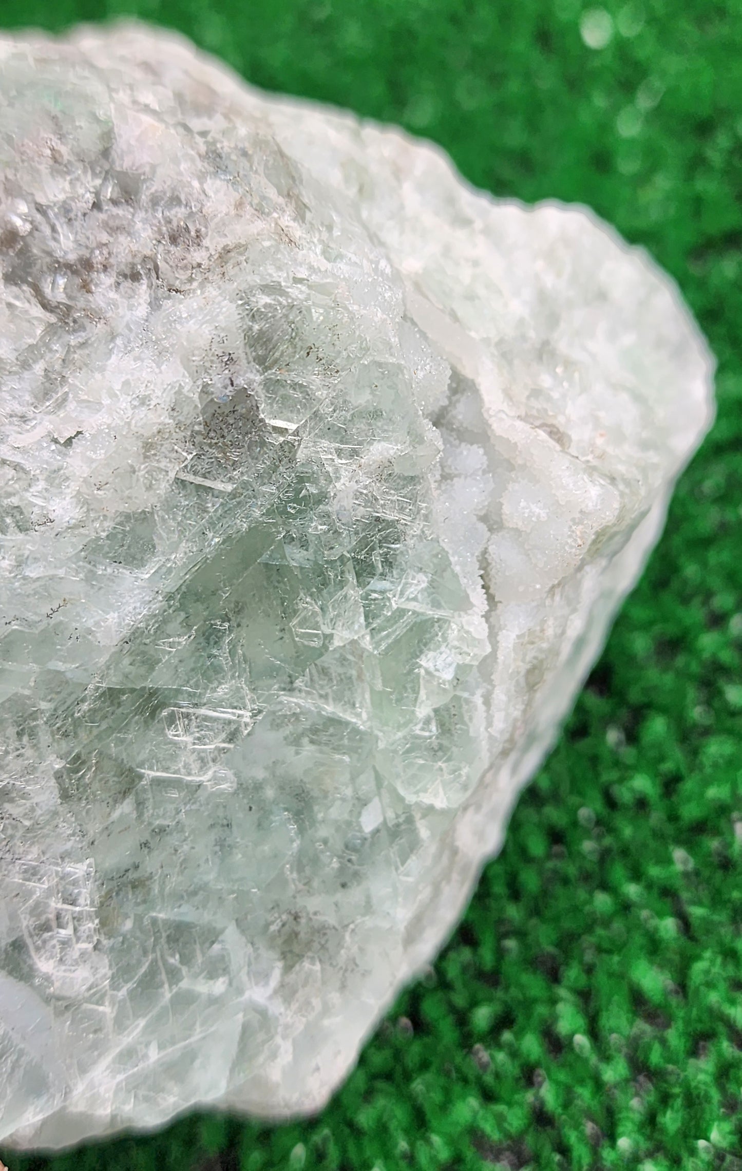 Raw Green Fluorite Chunk (XL) 🌈