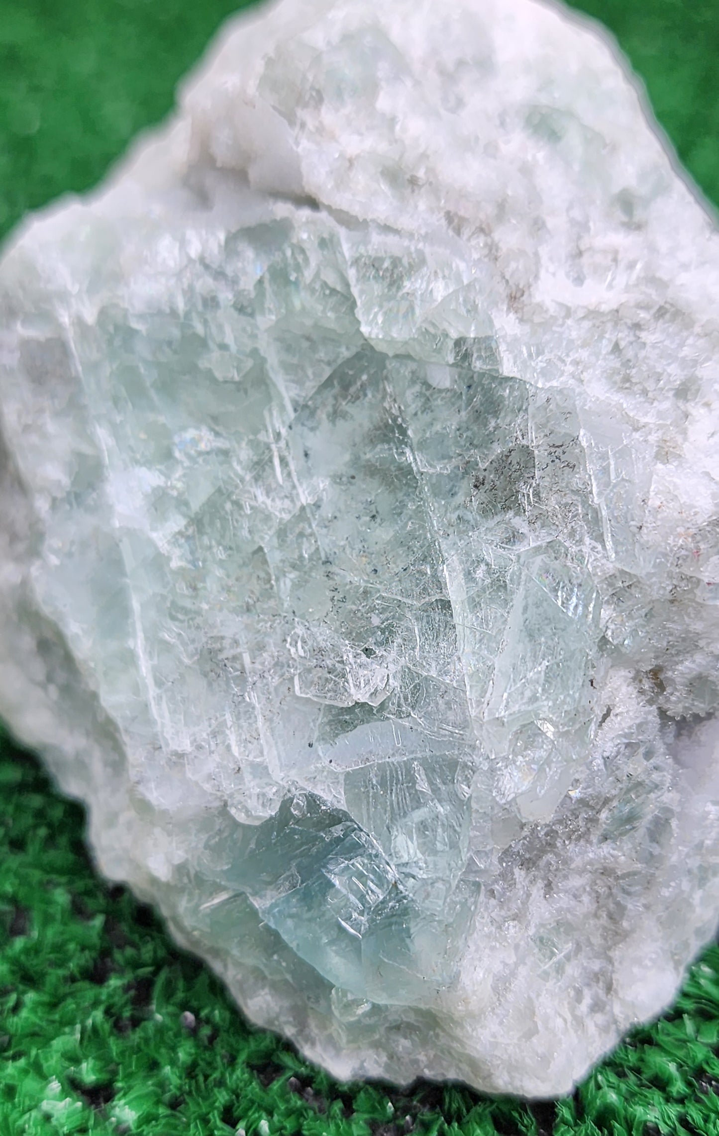 Raw Green Fluorite Chunk (XL) 🌈