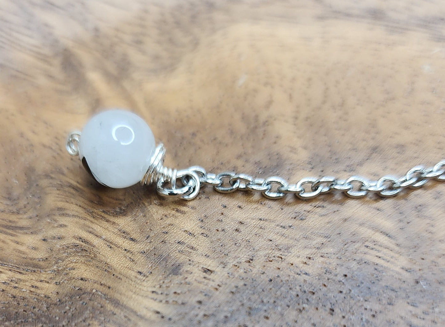 Clear Quartz Fairy Pendulum w/ Tourmalined Quartz 🧚‍♀️