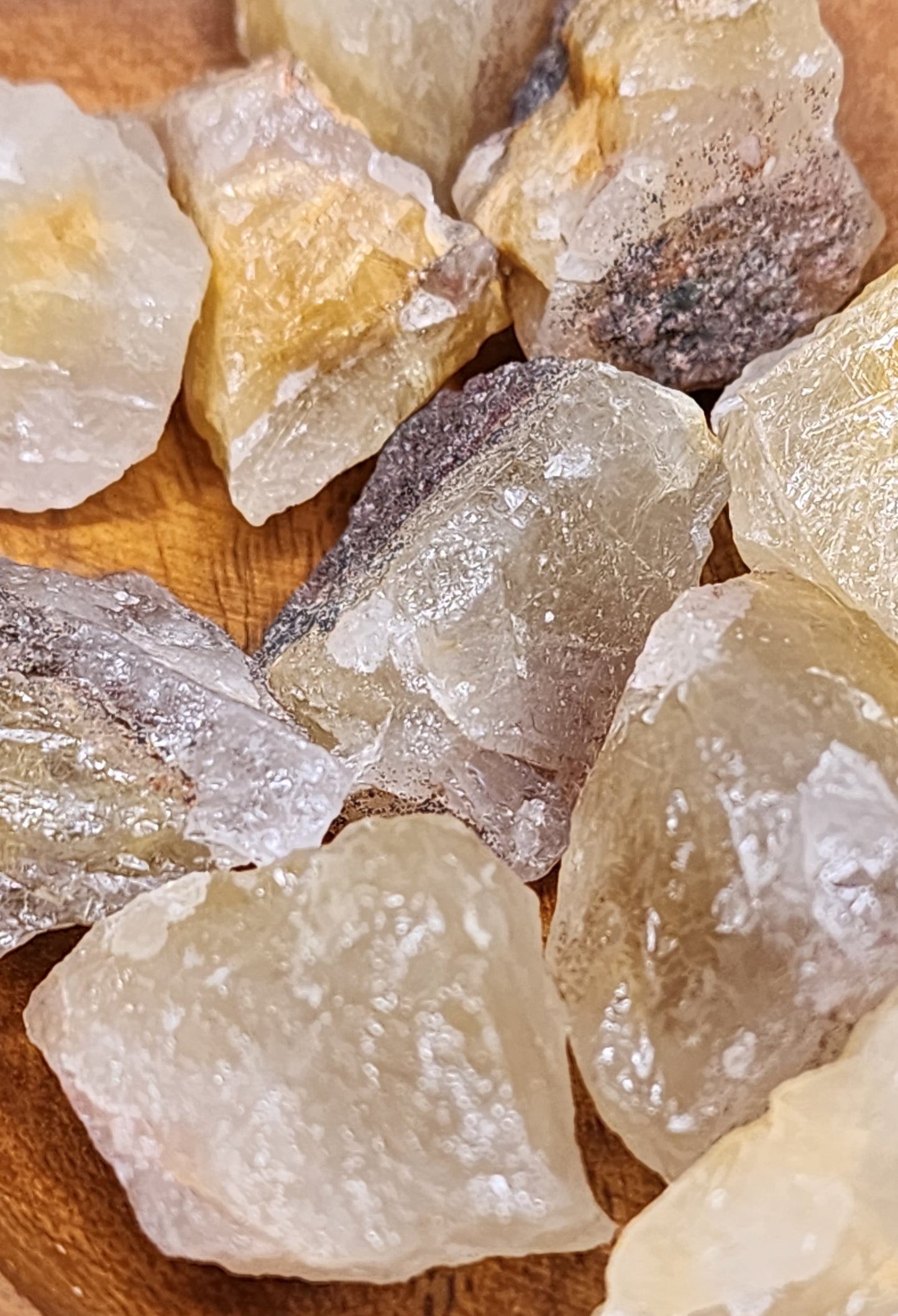 Rutilated Quartz Chunks 💫
