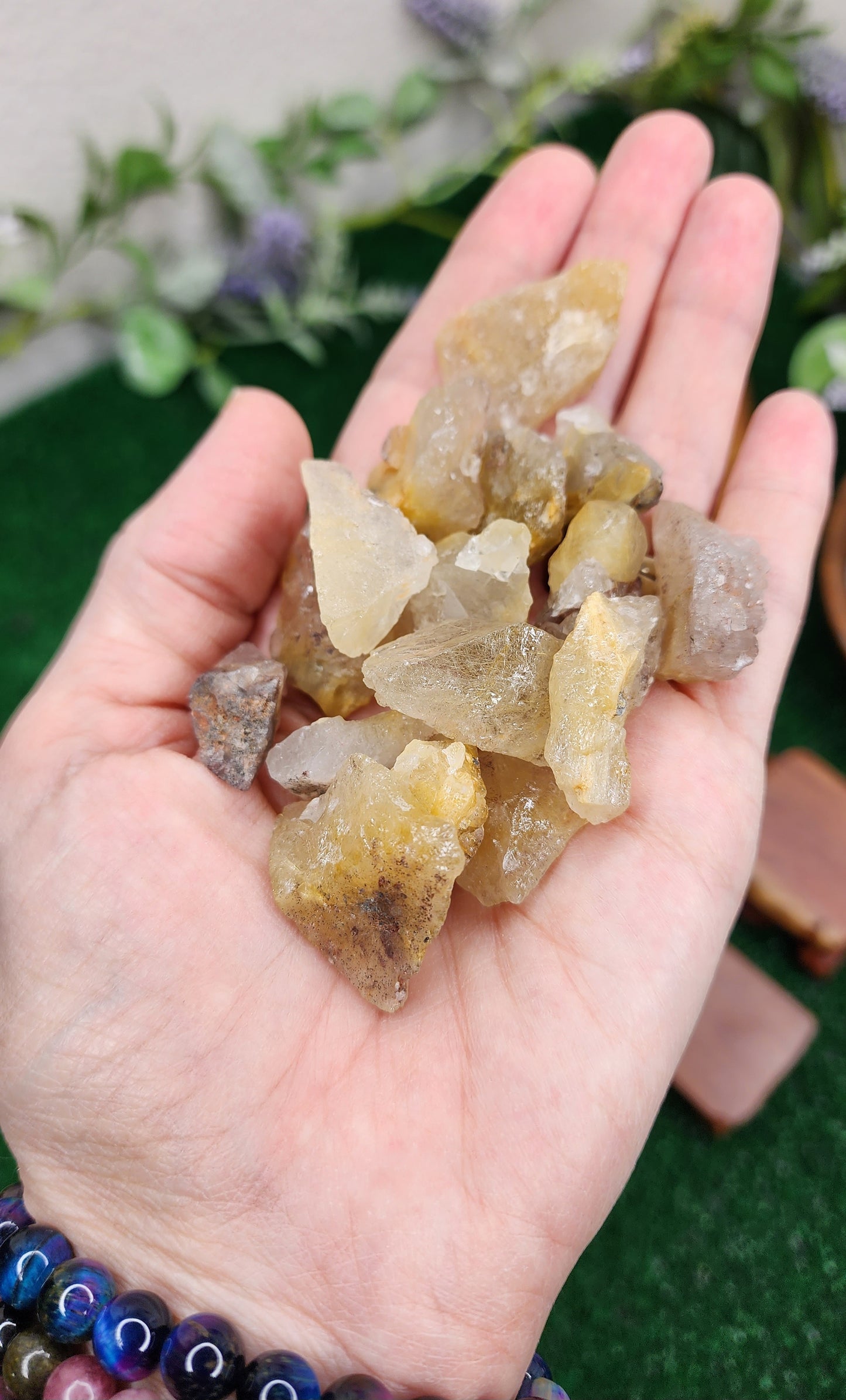Rutilated Quartz Chunks 💫