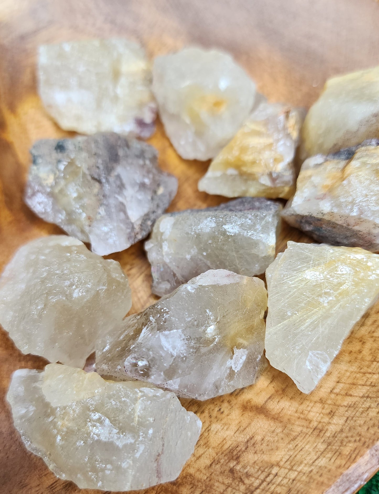 Rutilated Quartz Chunks 💫