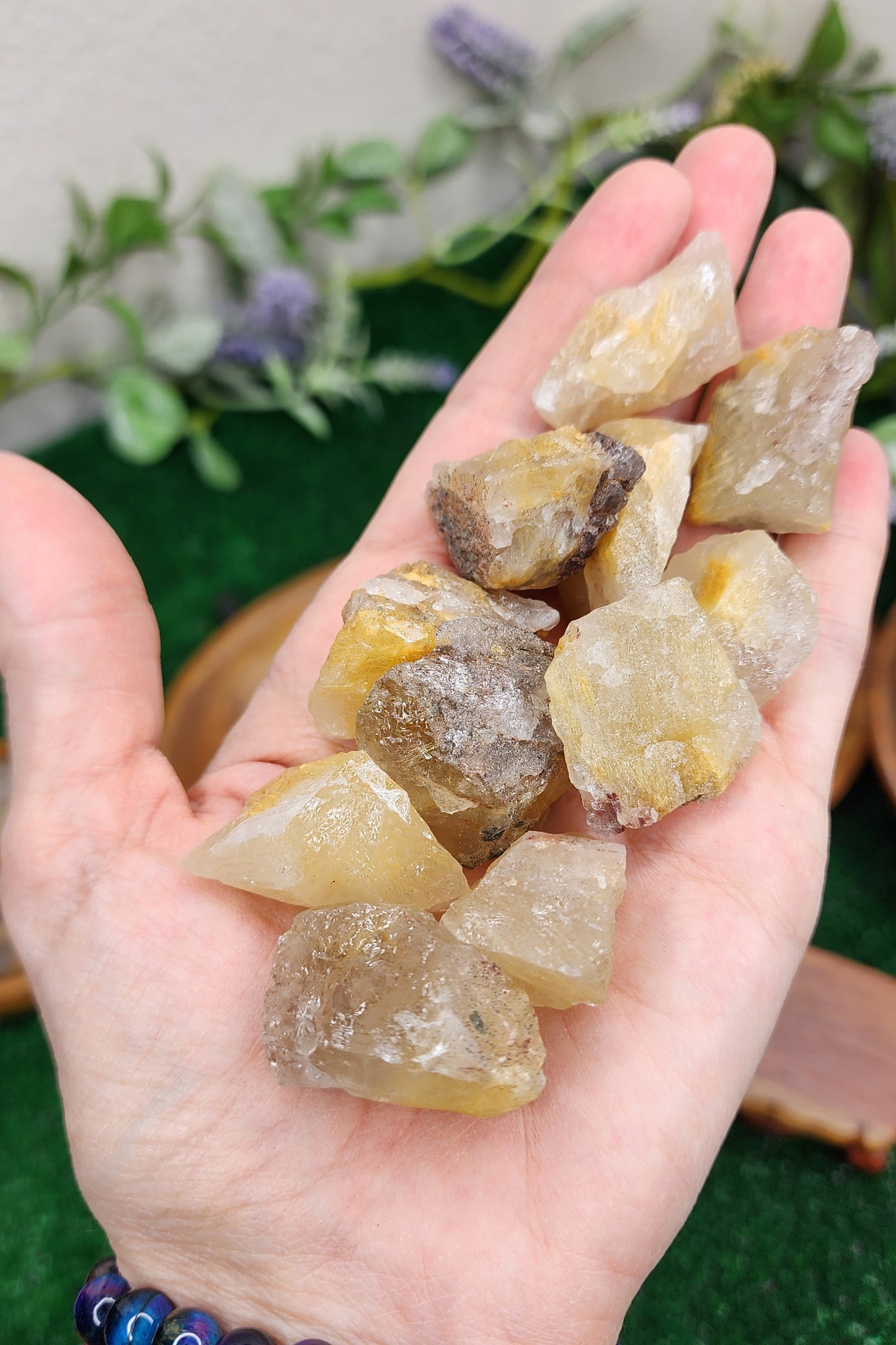 Rutilated Quartz Chunks 💫