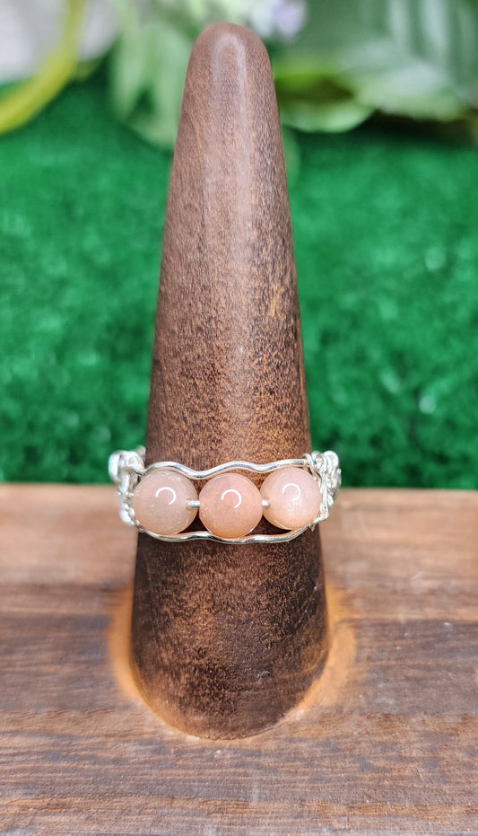 Sunstone Wire Wrapped Ring ☀️