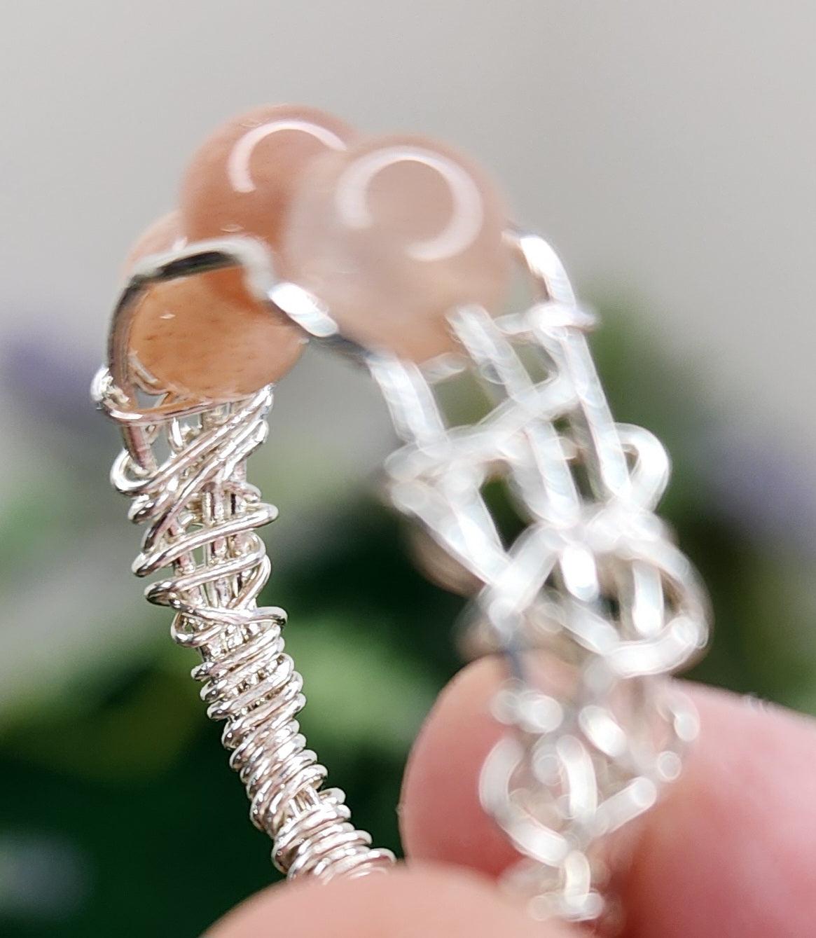 Sunstone Wire Wrapped Ring ☀️
