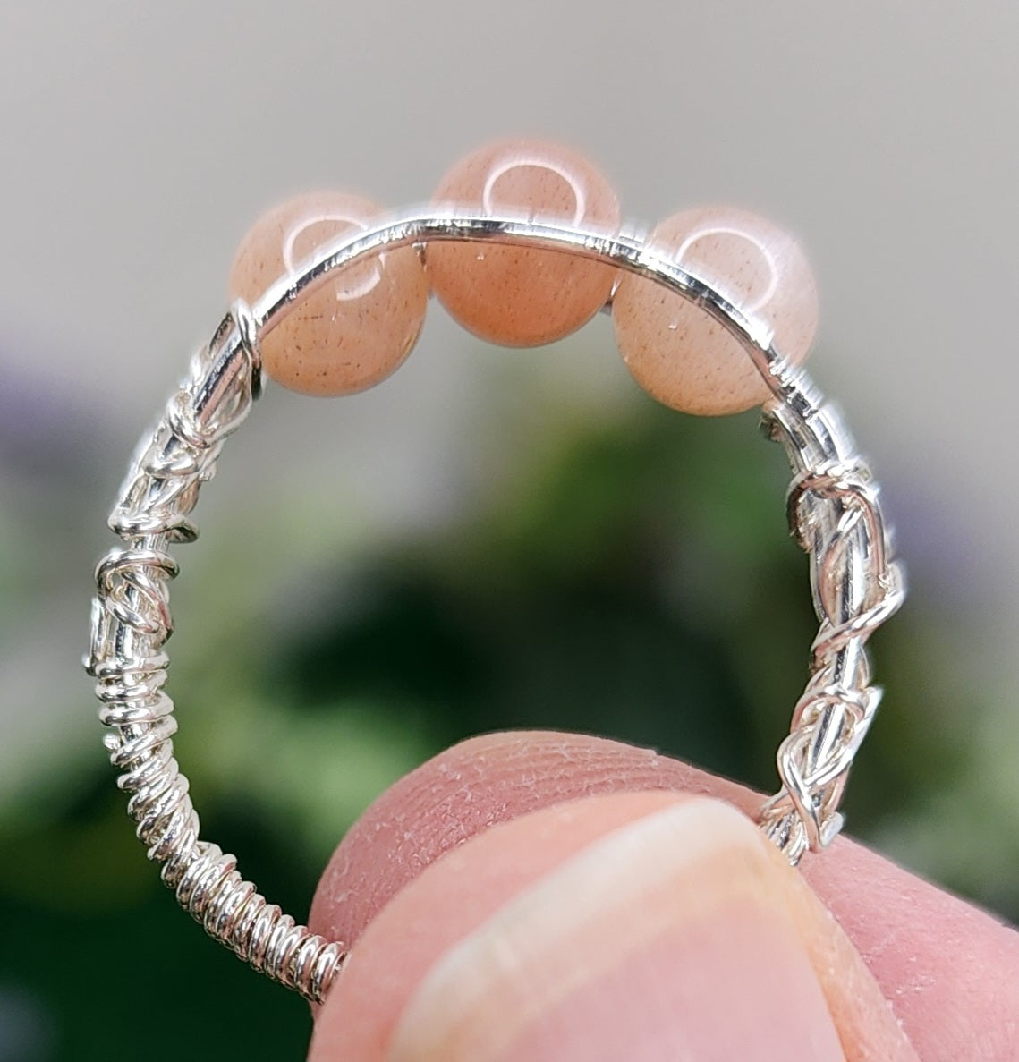 Sunstone Wire Wrapped Ring ☀️