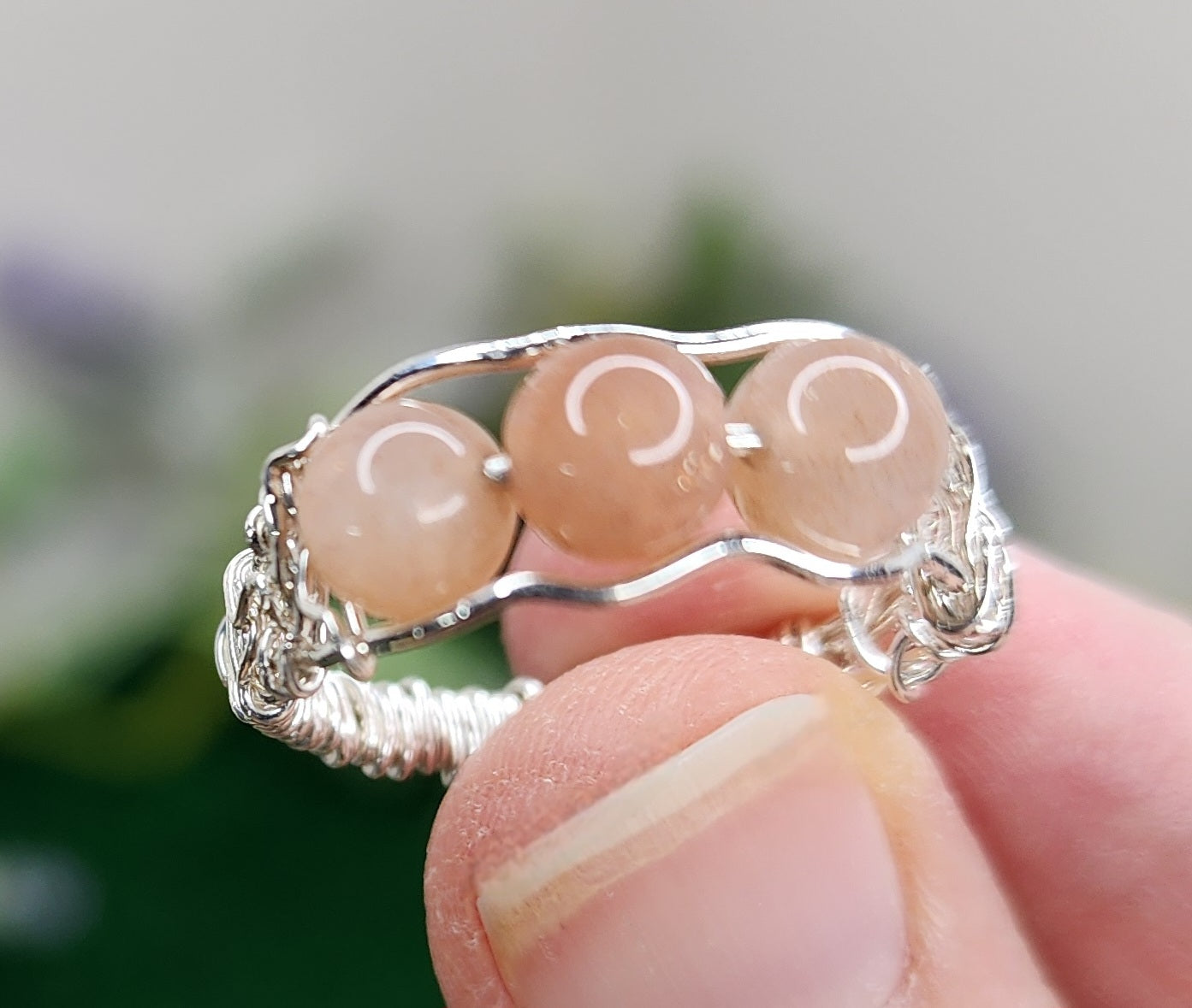 Sunstone Wire Wrapped Ring ☀️
