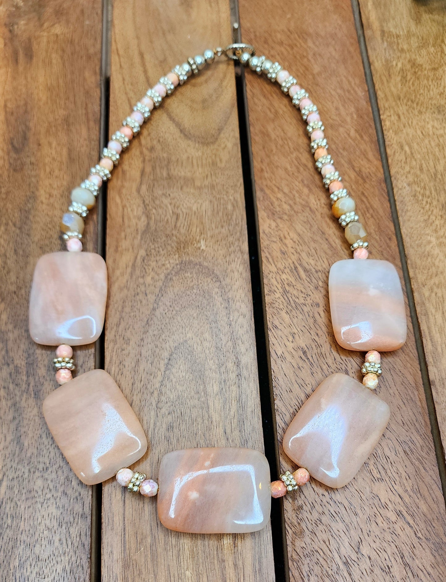 Peach Quartz Necklace 🍑