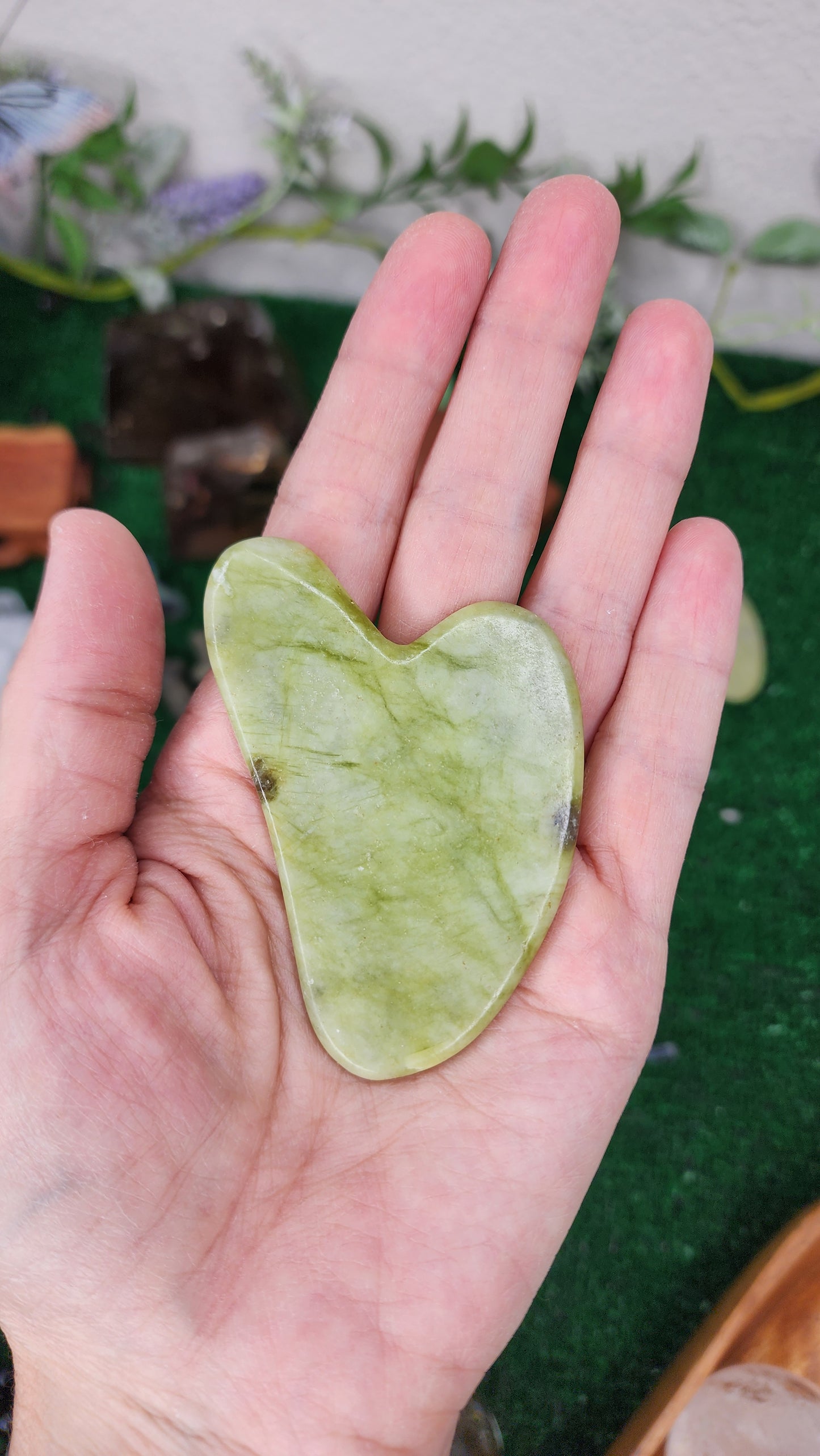 Green Jade Face Gua Sha Tools